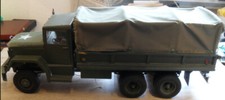 Militär LKW Blech, Holz, Fernsteuerung, ca 1:20