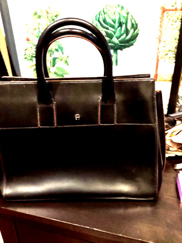 Aigner leder tasche - aigner,