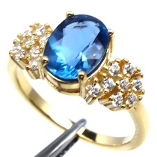 925 Silber 7 x 9 Mm. Farbe