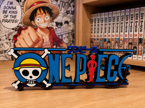 One piece logo manga - piece, 3d
