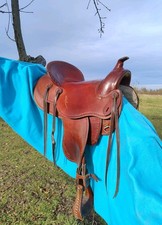 Westernsattel Continental Nr. 173 – Echtleder, 16 Zoll, gepflegt