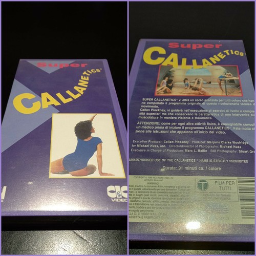 Vhs super callanetics - vhs,