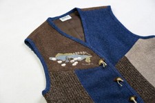 Meico Landhaus Trachten Weste Jacke Jacket Jancker Oktoberfest 100 Wolle Vest 42