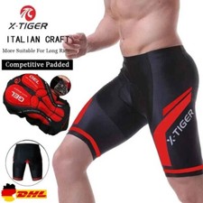 X-TIGER Radhose Herren Gel Pad – MTB & Rennrad Fahrrad Shorts–Atmungsaktiv &Fest