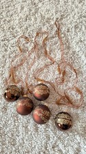 5 Dekokugeln/Weihnachtskugeln