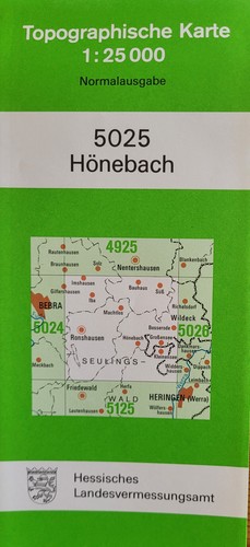 Topographische karte 5025 - topographische,