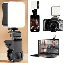 LED Selfie Licht mit Clip -
