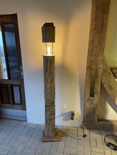 Eichenbalken Lampe Standlampe Holzlampe Leuchte