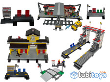 Lego® Eisenbahn Stationen RC TRAIN Metroliner Bahnhof Bahnsteige für RC