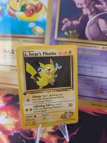 Pokemon karte card - card, surge's