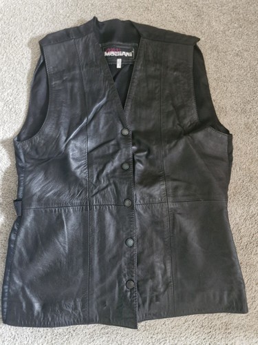 Damen leder weste - leder, mabiani