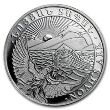 SCHIFF ARCHE NOAH / JESUS / BIBEL - 999 SILBER - SILBERMÜNZE - SILBERBARREN