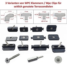 WPC Clips Befestigung Klammern