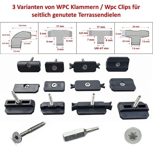 Wpc clips befestigung klammern - clips,