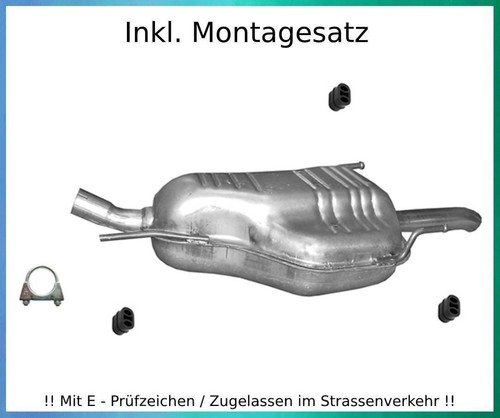 Endschalldämpfer für opel - für,
