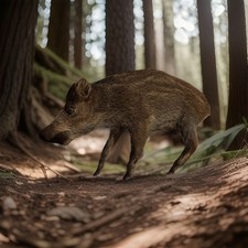 Wildschschwein Frischling
