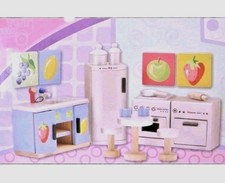 Puppenstube Esszimmer Möbel