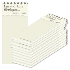 PRICARO Notizblock "Spruch