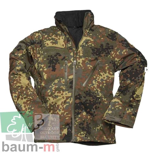 Softshell jacke flecktarn - flecktarn, bw