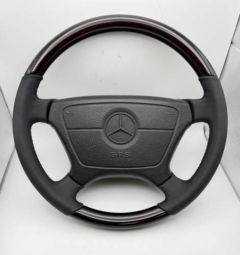 New burl wood steering wheel - new,