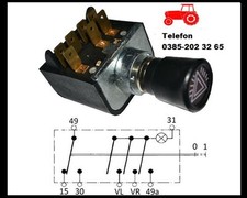 Schlepper Auto Warnblinker Zugschalter Boot Schalter Traktor Warnblinkschalter