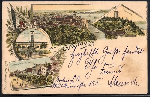 Lithographie graudenz - lithographie, /