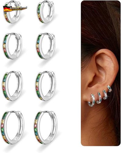 Silber 925 creolen ohrschmuck - silber,