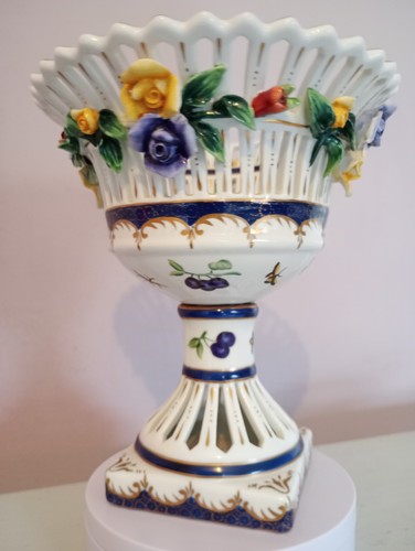 Antike porzellan sevres - porzellan, korb