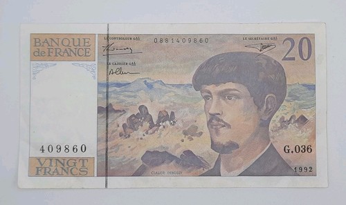 Banque france 1992 20 - de,