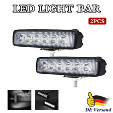 2X LED Arbeitsscheinwerfer Rückfahrscheinwerfer Scheinwerfer 12V 24V 18W DHL