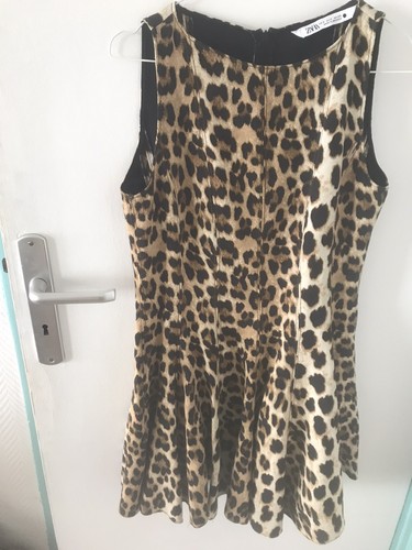 Zara kurzes fleckiges kleid - fleckiges,