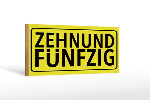 Holzschild spruch 27x10 - 27x10, cm