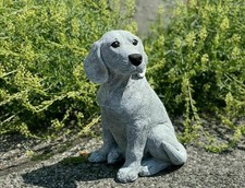Frostfeste steinfigur beagle - steinfigur,