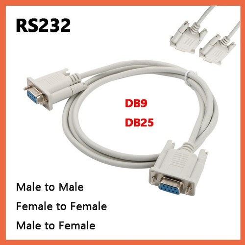 Rs232 kabel seriell dsub - seriell,