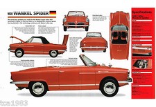 NSU WANKEL SPIDER SPEC SHEET /