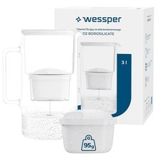 Wasserfilterkanne Glas Wessper