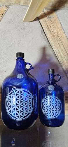 Oder henkelflasche blau - henkelflasche,