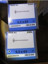 Edelstahl Spenglerschrauben 2 Packungen  4,5x65mm  / 2x 150 Stück / H2SIMReg4