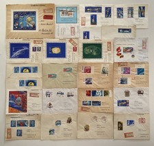 24 DDR Belege Weltall