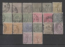 LUXEMBURG 1882 MiNr 45-56