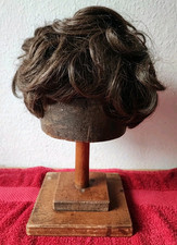 Perücke Kurzhaarperücke braun Fasching Karneval Locken lockig