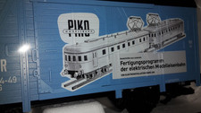 PIKO 37972 G gedeckter Güterwagen Typ G, "DR" Ep. III, für Gartenbahn NEU