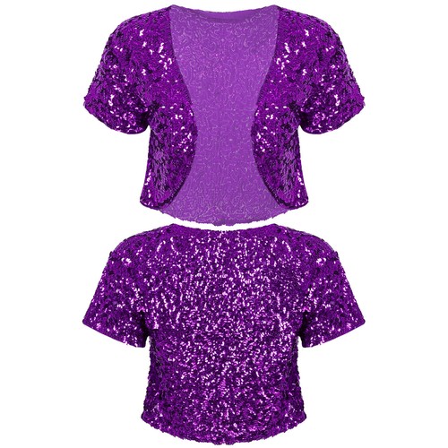 Damen glänzend bolero - de,