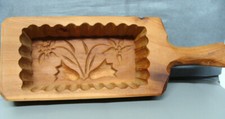 Alte  Butterform antik/ alte Holzform für Butter - Blumenmotiv