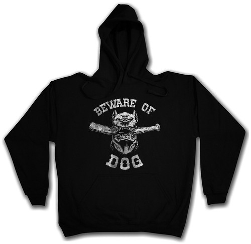 Beware dog hoodie pitbull - hoodie,