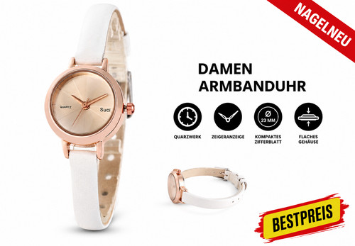 Armbanduhr damen analog - armbanduhr,