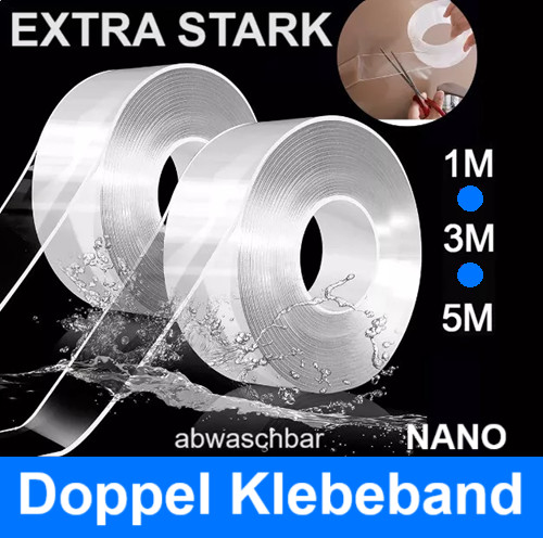 Doppelseitiges nano klebeband - doppelseitiges,