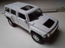 Modellauto Welly Hummer H 3 weiß 43629 Rückzugmotor