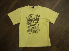 ** H&M **COOLES JUNGEN T-SHIRT - SHIRT - TOTENKOPF - GELB- GR. 164 - KURZARM