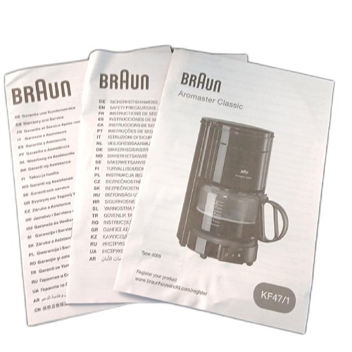Braun filterkaffeemaschine - braun,